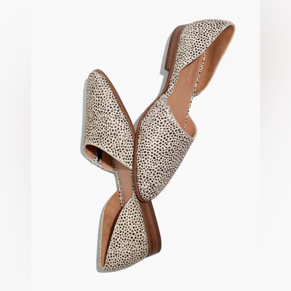 Madewell D’Orsay Calf Hair Flats